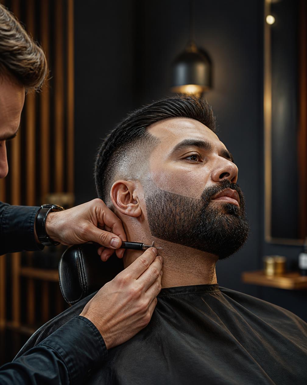 Noggrant barberarhantverk hos Guldsaxen